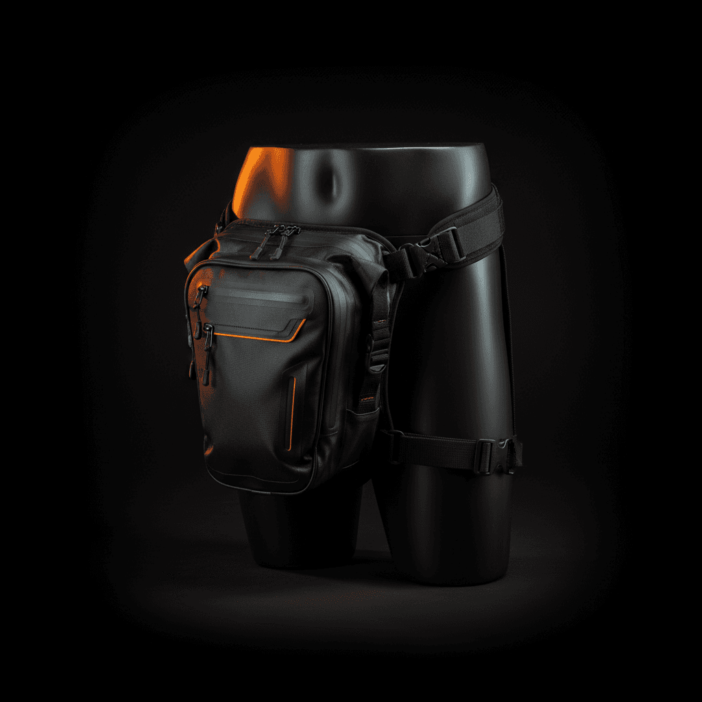 Piernera Impermeable Negra